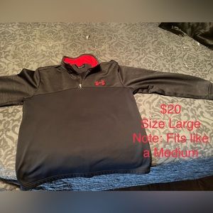 Men’s lightweight pullover. Under armour.